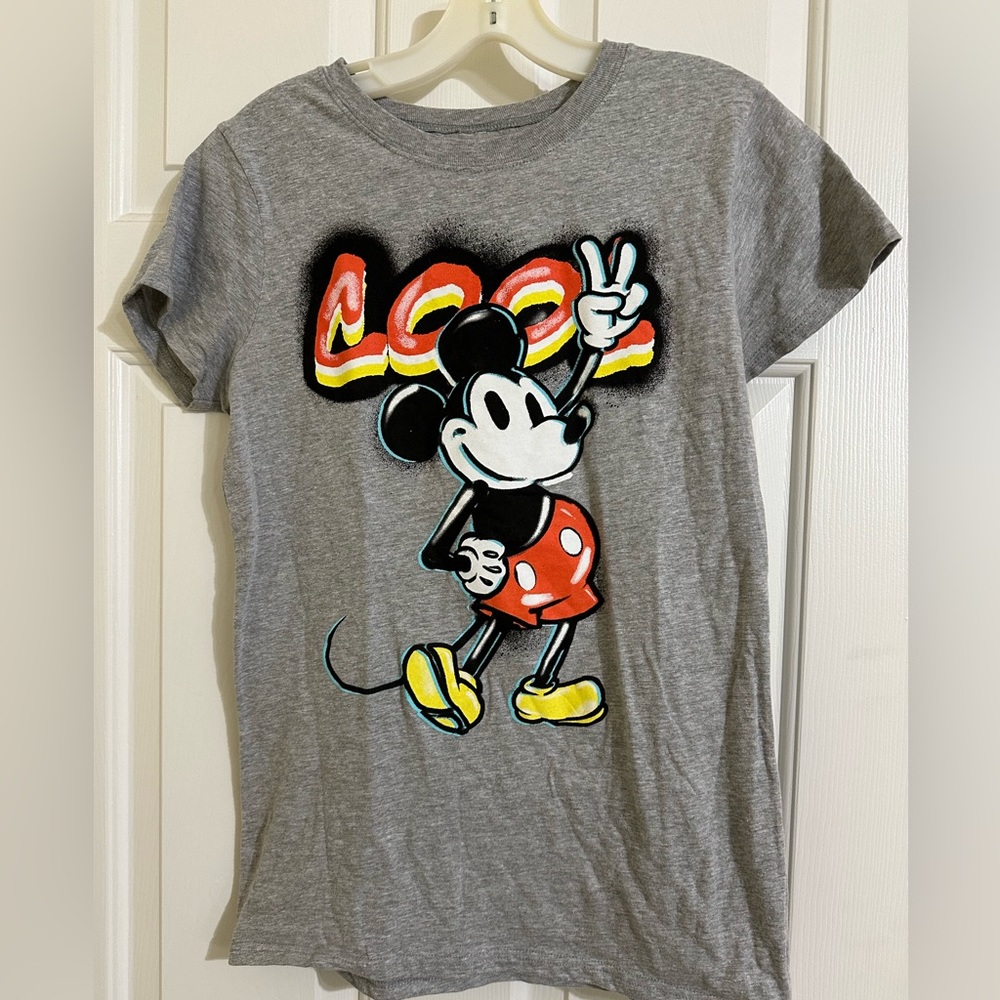 Kids Medium Disney T-shirt Gray